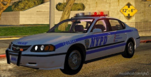 GTA 5 Vehicle Mod: 2003 Nypd Chevrolet Impala Add-On / Fivem (Image #9)