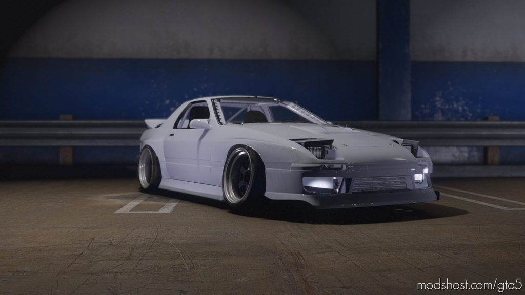 GTA 5 Vehicle Mod: Mazda RX-7 Add-On | Extras | Tuning V1.2 (Featured)