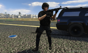 GTA 5 Mod: RDE Female Swat (Image #8)