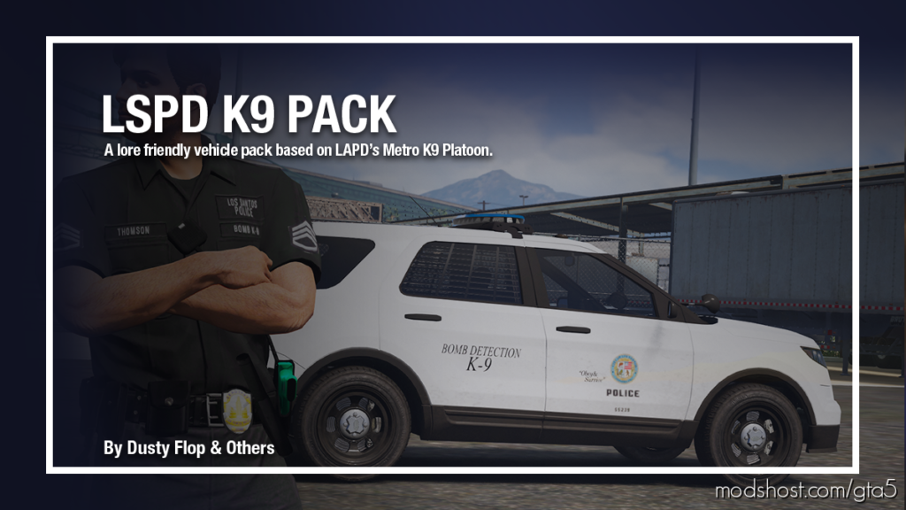 GTA 5 Vehicle Mod: Lspd K9 Mini Pack Add-On (Featured)