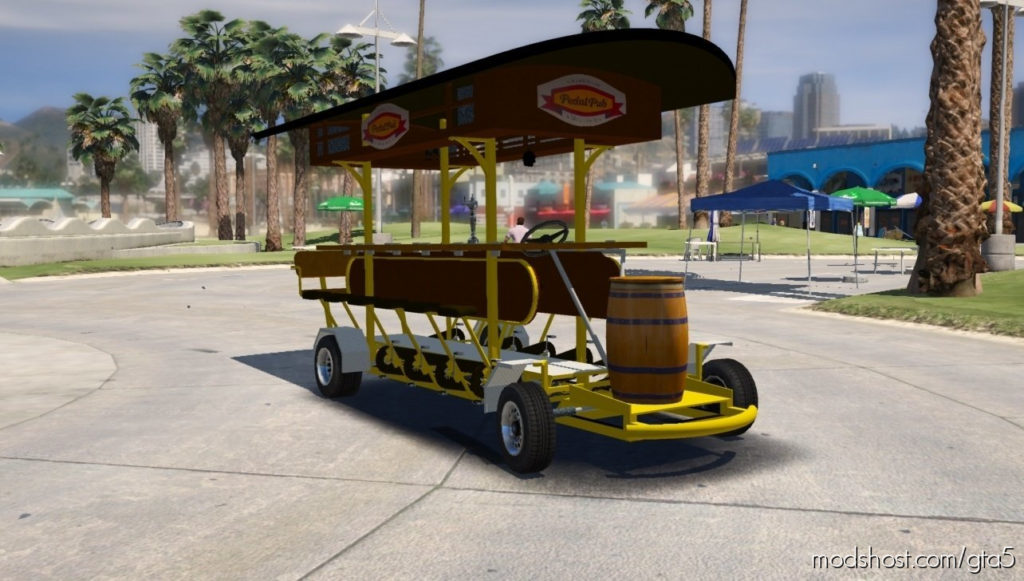 GTA 5 Vehicle Mod: Pedal Beer BUS V0.3 (Featured)