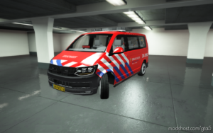 GTA 5 Paint Mod: Volkswagen T6 Brandweer Ovd (Featured)