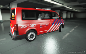 GTA 5 Paint Mod: Volkswagen T6 Brandweer Ovd (Image #3)