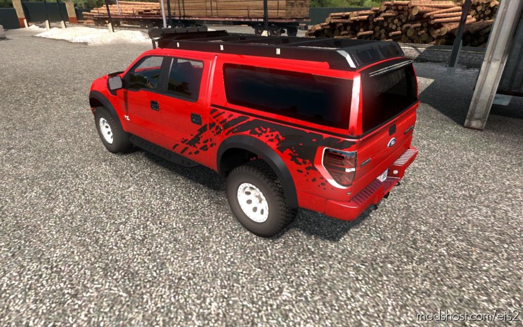 ETS2 Car Mod: Ford F-150 SVT Raptor 1.36 (Featured)