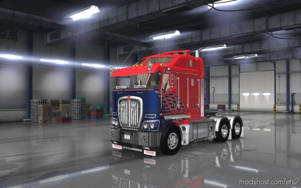 ETS2 Mod: Kenworth K200 Mega Skin Pack 11 1.36.X (Featured)