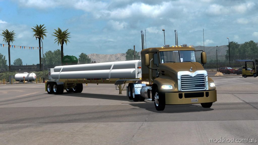 ATS Mod: CNG Tube Trailer 7 Tubes ISO 48FT 1.36.X (Featured)