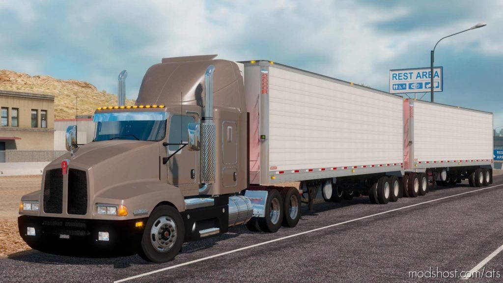 ATS Mod: Mega Pack Kenworth T800 – T600 – T660 V2.1 (Featured)