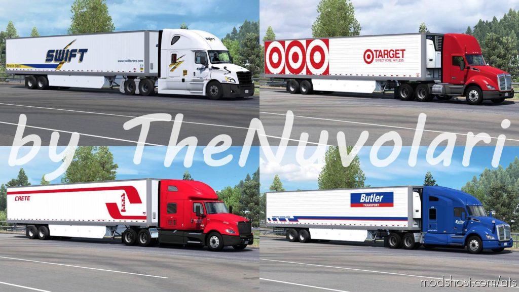 ATS Mod: SCS 53FT Trailer Skinpack (Featured)