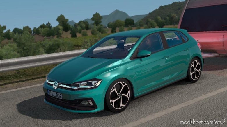 ETS2 Car Mod: Volkswagen Polo R-Line 2019 V1R20 1.36 (Featured)