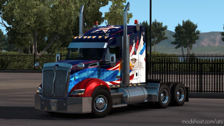 ATS Truck Mod: Kenworth T610 Sound FIX V1.6.3 (Featured)