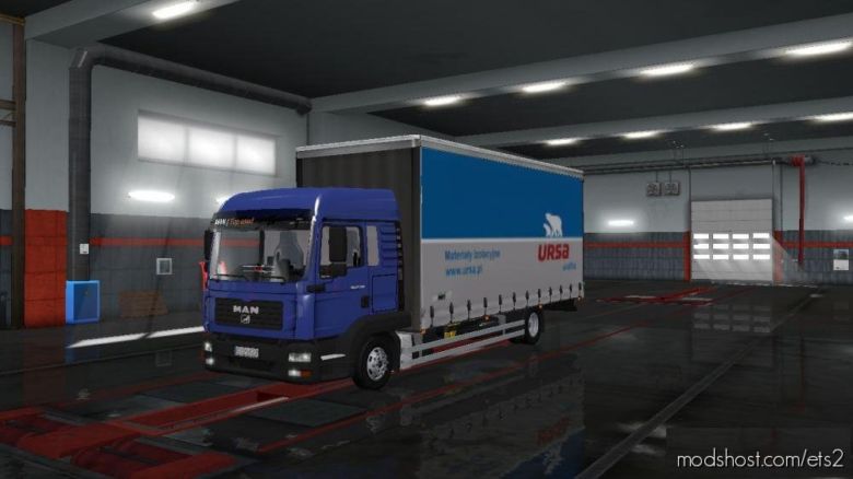 ETS2 Truck Mod: Man Tgl Tandem 1.36 (Featured)