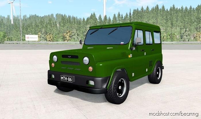 BeamNG Mod: UAZ Antigenic Army (Featured)