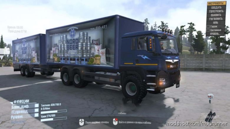 MudRunner Truck Mod: MAN TGS 40.480 – Nord (Featured)