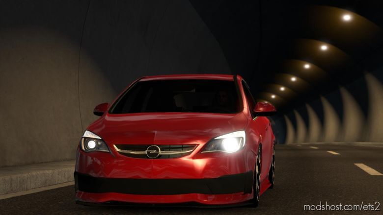 ETS2 Car Mod: Opel Astra J V1R20 1.36 (Featured)