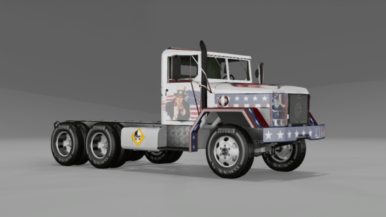 BeamNG Truck Mod: 1955 AM General M35A2 Racing (Featured)