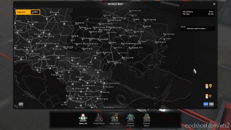 ETS2 Map Mod: RoExtended 2.4 DLC Premium 1.36.XX (NO Fake !) (Featured)