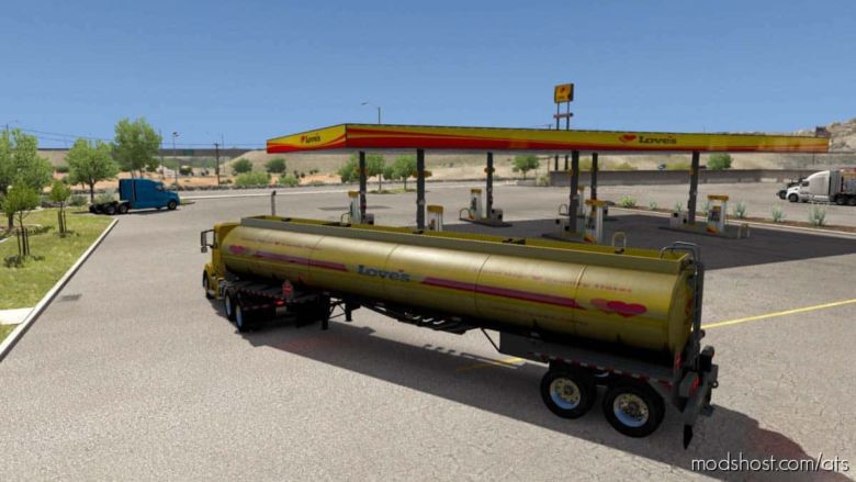 ATS Mod: Ownable SCS Fuel Tanker Trailer (Featured)