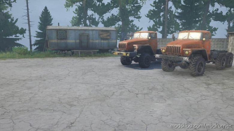 MudRunner Textures Mod: Cabin Texture – Ural 4320 (Featured)