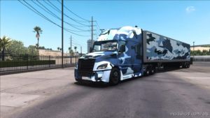 ATS Skin Mod: Freightliner Cascadia Combo Camouflage (Image #2)