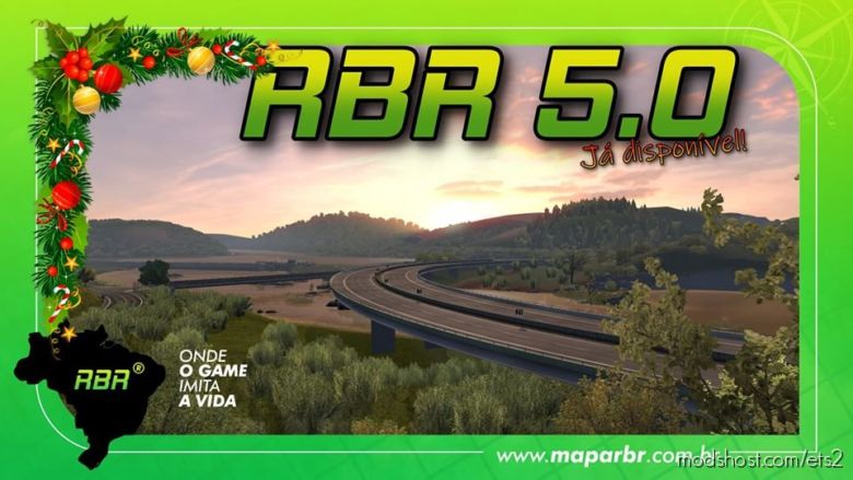 ETS2 Mod: RBR Map V5.0 (Featured)