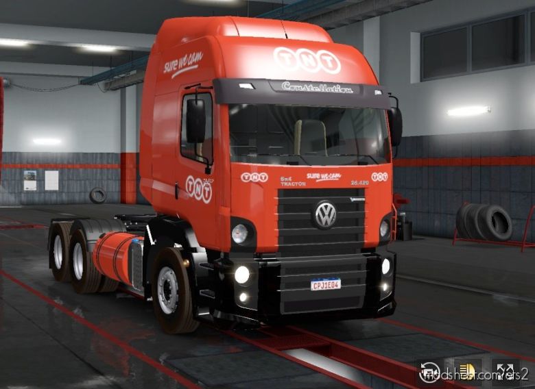 ETS2 Truck Mod: Vw_Constellation Modshop 3.8 (Featured)