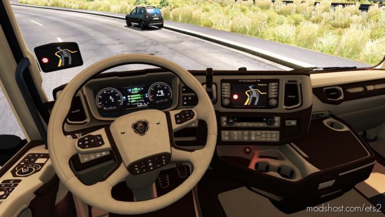 ETS2 Mod: Scania S & R CMI Brown – Beige Interior 1.36.X (Featured)