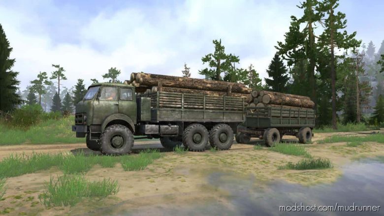 MudRunner Mod: MAZ 515M / 505 Truck (Featured)