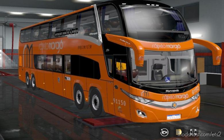 ETS2 Bus Mod: Volvo Marcopolo Paradiso NEW G7 1.36.X (Featured)