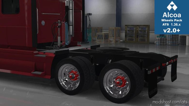 ATS Part Mod: Alcoa Huge Wheels Pack ATS 1.36.X (Featured)