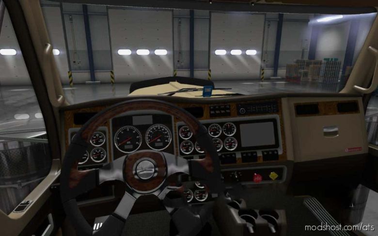 ATS Mod: Interior Mod For Kenworth W900 Truck (Featured)