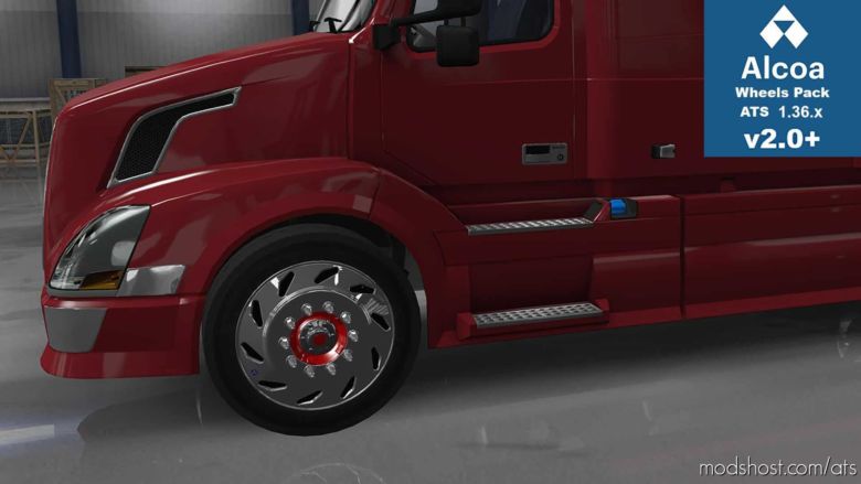 ATS Part Mod: Alcoa Huge Wheels Pack V2.0.2 1.36.X (Featured)