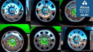 ATS Part Mod: Alcoa Huge Wheels Pack V2.0.2 1.36.X (Image #3)