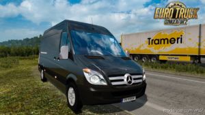 ETS2 Car Mod: Mercedes Sprinter 2009 V1.8 1.36.X (Image #2)