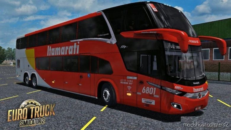 ETS2 Bus Mod: Scania Marcopolo NEW G7 1800 DD 6X2/8X2 1.36.X (Featured)