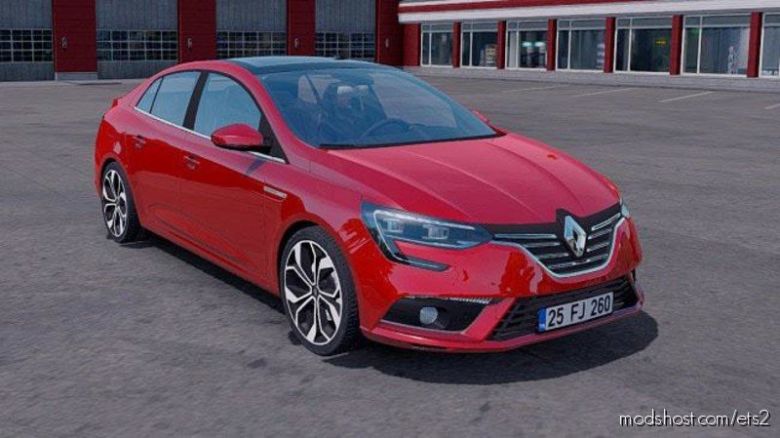 ETS2 Car Mod: Renault Megane IV V1.2.2 (1.36.X) (Featured)