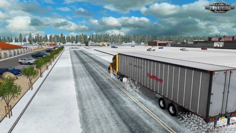 ATS Map Mod: Dalton And Elliot Extreme – Winter Edition 1.36.X (Featured)