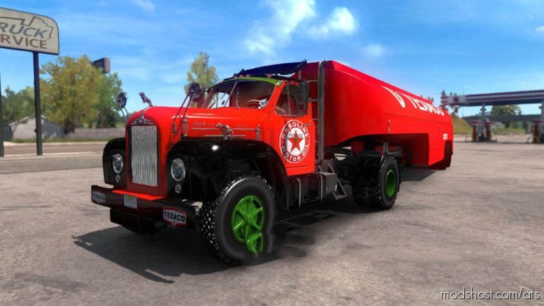 ATS Trailer Mod: Texaco Skin Mod For Mack B62 (Featured)