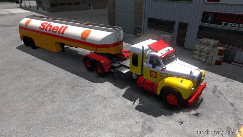 ATS Trailer Mod: Shell Skin Mod For Mack B62 (Featured)