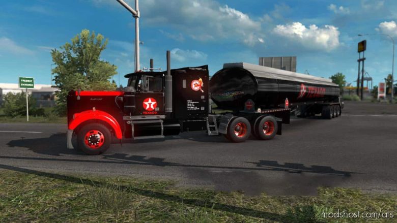 ATS Mod: Texaco Skin For Autocar AT64 Truck (Featured)