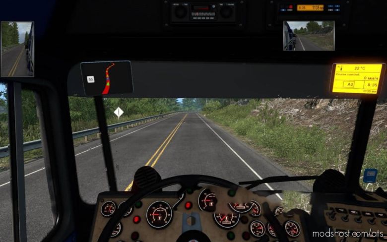 ATS Mod: Reduced Mirrors (Featured)