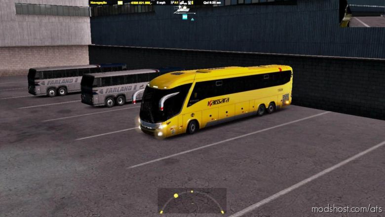 ATS Mod: FC BUS G7 Volvo 6×2 1.36 V2.0 (Featured)