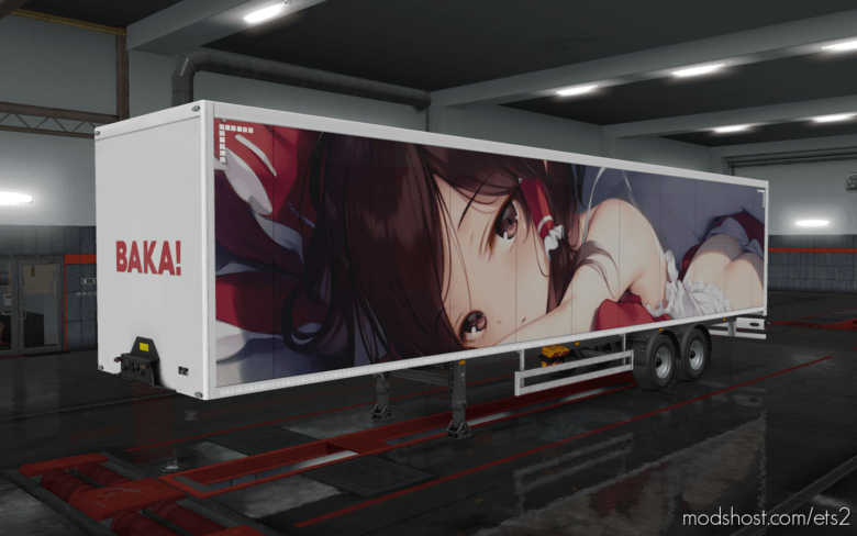 ETS2 Mod: Ecchi Girl Trailer Skin (Featured)