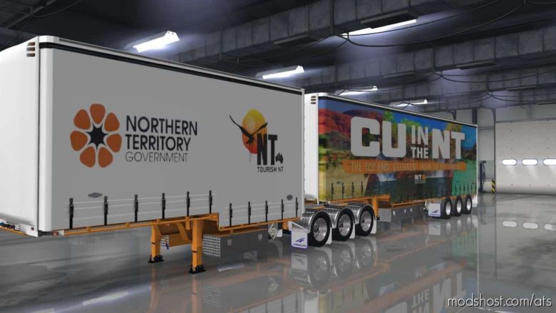 ATS Mod: TSA Australian Drop Deck Trailer Skins (Featured)