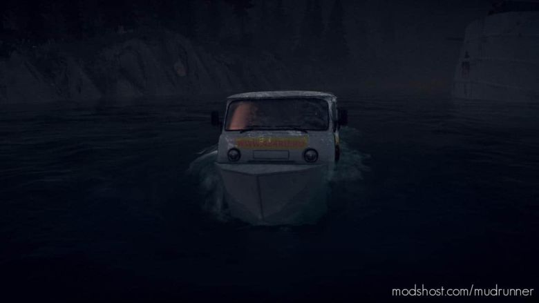 MudRunner Vehicle Mod: UAZ-3303 Offroad / Boat V2.0 (Featured)