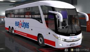 ETS2 Bus Mod: Marcopolo G7 1200 Facelift V2.5 1.36.X (Featured)