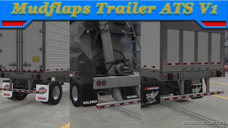 ATS Part Mod: FS19 Mudflaps Trailer (Featured)