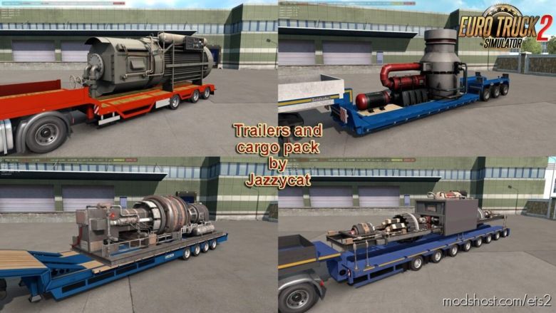 ETS2 Mod: Trailers And Cargo Pack V8.4 (1.36.X) (Featured)