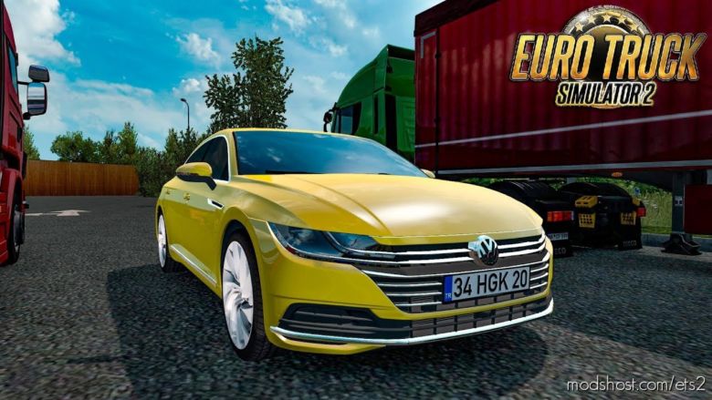 ETS2 Car Mod: VW Arteon & Passat V1R20 (1.36.X) (Featured)