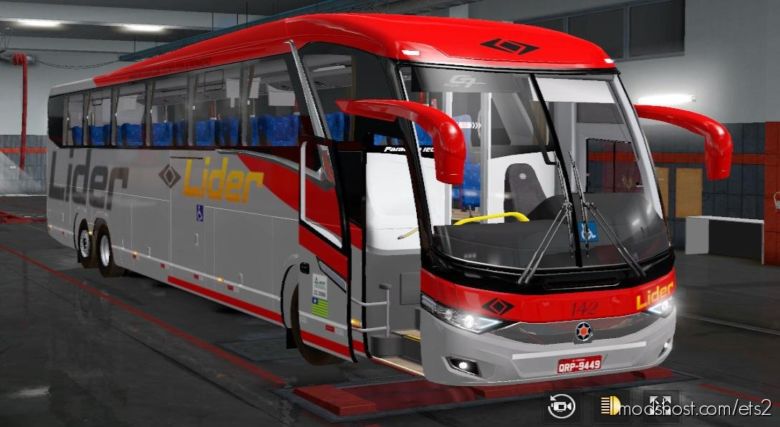 ETS2 Bus Mod: Multichassis Marcopolo NEW G7 1200 1.36.X (Featured)