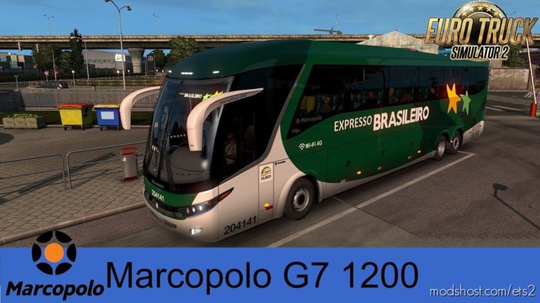 ETS2 Bus Mod: Scania Marcopolo G7 1200 6X2 V1.1 1.36.X (Featured)